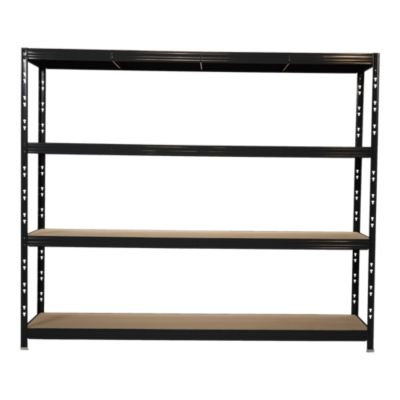 Étagère acier époxy XXL 4 tablettes l.237 x H.200 x P.60 cm