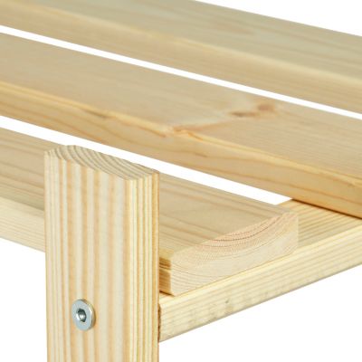 Étagère bois 4 tablettes L. 65 x H. 130 x P. 30 cm