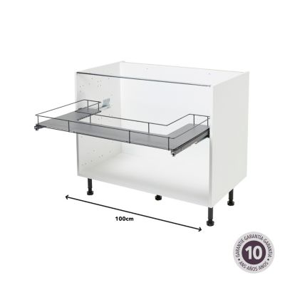 Etagère coulissante pour meuble sous évier GoodHome Pebre 100 cm