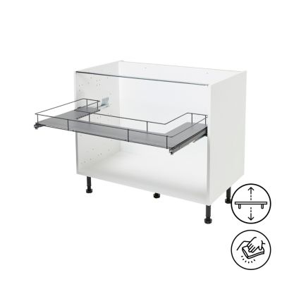 Etagère coulissante pour meuble sous évier GoodHome Pebre 100 cm