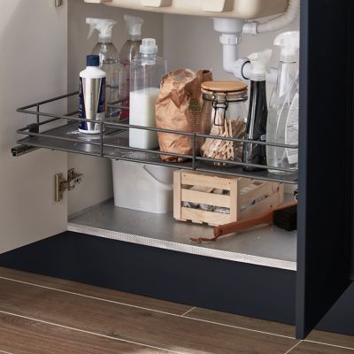 Etagère coulissante pour meuble sous évier GoodHome Pebre 80 cm