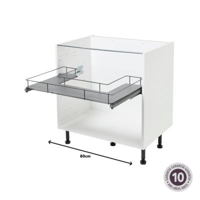 Etagère coulissante pour meuble sous évier GoodHome Pebre 80 cm