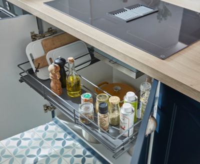 Etagère coulissante pour meuble sous évier GoodHome Pebre 80 cm