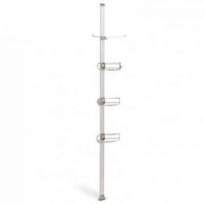 Étagère de douche d'angle en aluminium extensible SimpleHuman