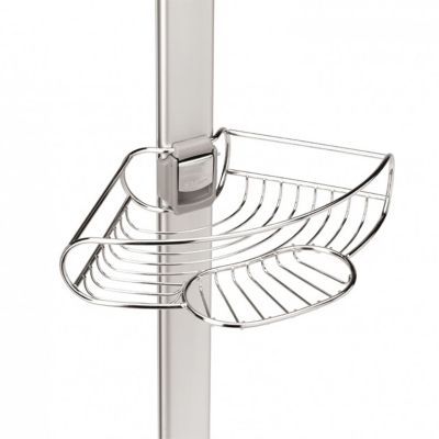 Étagère de douche d'angle en aluminium extensible SimpleHuman