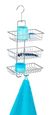 Étagère de douche filaire chromée Wenko Nivala 3 niveaux