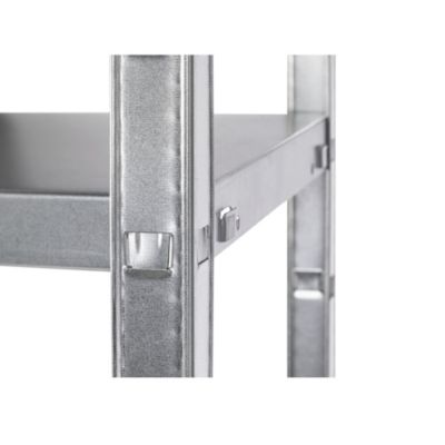 Étagère de garage en acier galvanisé H.150 x L.80 x P.30 cm Schulte Regalwelt Powermax