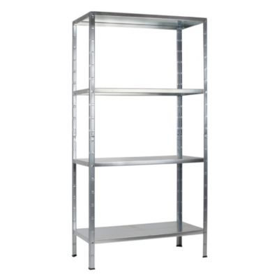 Étagère de garage en acier galvanisé H.180 x L.80 x P.50 cm Schulte Regalwelt Powermax