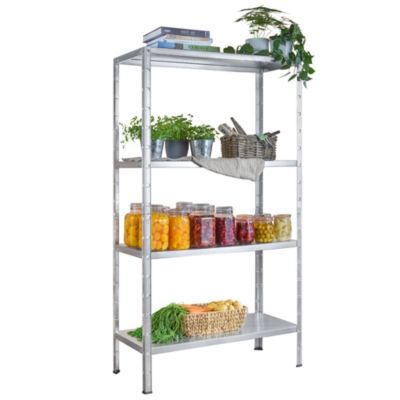 Étagère de garage en acier galvanisé H.180 x L.80 x P.50 cm Schulte Regalwelt Powermax