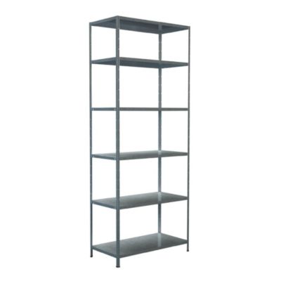 Étagère de garage en acier galvanisé H.230 x L.60 x P.35 cm Schulte Regalwelt Powermax
