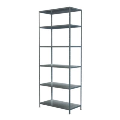 Étagère de garage en acier galvanisé H.230 x L.80 x P.50 cm Schulte Regalwelt Powermax