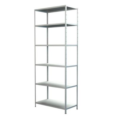 Étagère de garage en acier galvanisé H.230 x L.80 x P.50 cm Schulte Regalwelt Powermax