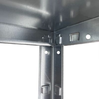 Étagère de garage en acier galvanisé H.230 x L.80 x P.50 cm Schulte Regalwelt Powermax