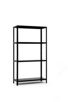 Étagère de garage en acier noir l.100 x H.180 x P.40 cm Schulte Regalwelt Powermax