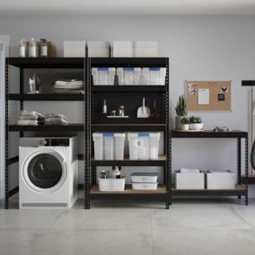 Étagère de garage en acier thermo-lacqué GoodHome Rand H. 90 x L. 97 x P. 40 cm