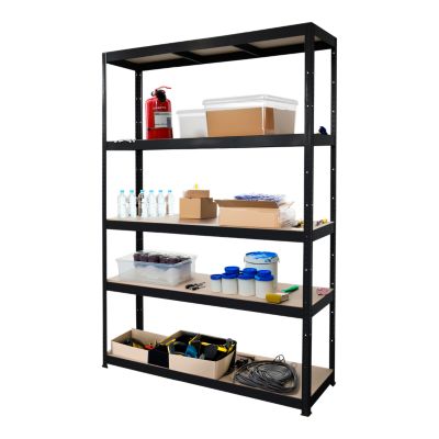 Étagère de garage en acier thermo-laqué GoodHome Ryle H. 179 x L. 120 x P. 40 cm