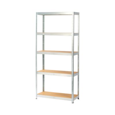 Étagère de garage en acier thermo-laqué GoodHome Ryle H. 180 x L. 75 x P. 35 cm