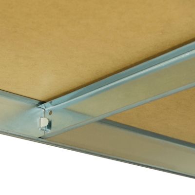Étagère de garage en acier thermo-laqué GoodHome Ryle H. 180 x L. 75 x P. 35 cm