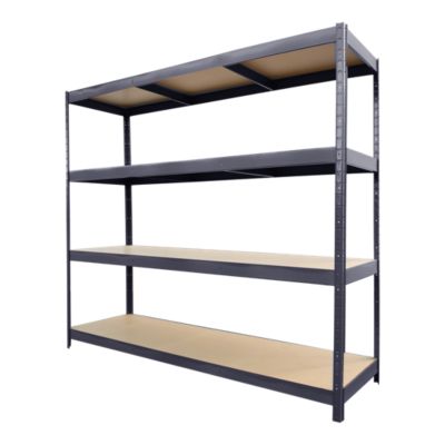 Étagère de garage en acier thermo-laqué H.180 x L.180 x P.60 cm