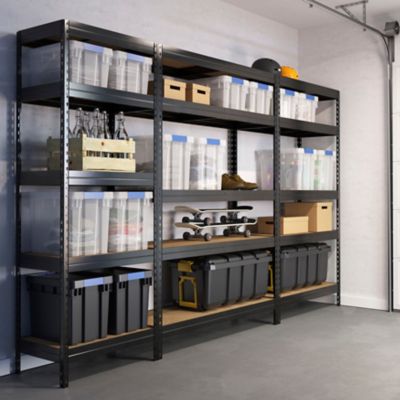 Étagère de garage en acier thermo-laqué H.180 x L.67,5 x P.40 cm GoodHome Rand