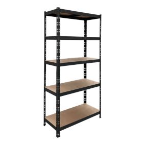 Étagère de garage en acier thermo-laqué H. 180 x l. 90 x P. 40 cm