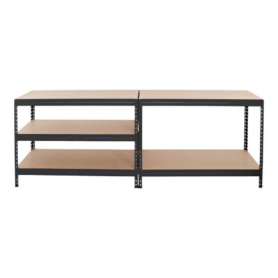 Étagère de garage en acier thermo-laqué H.180 x L.97 x P.60 cm GoodHome Rand