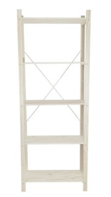 Étagère de garage en bois 5 tablettes L.65 x H.170 x P.28 cm Symbios