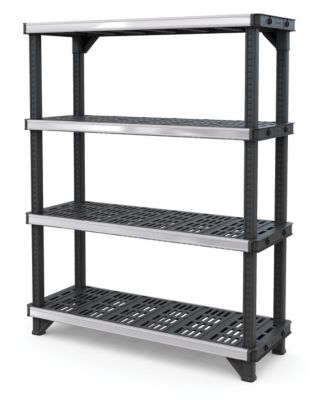 Étagère de garage en polypropylène l.122 x H.152 x P.45 cm Keter Fused