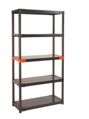 Étagère de garage en résine 5 tablettes Grosfillex Modulopro L. 90 x H