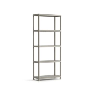 Étagère de garage en résine 5 tablettes L.75 x H.176 x P.32 cm Keter Planet