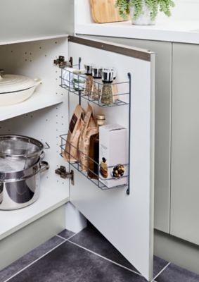 Etagère de porte GoodHome Datil, 2 niveaux