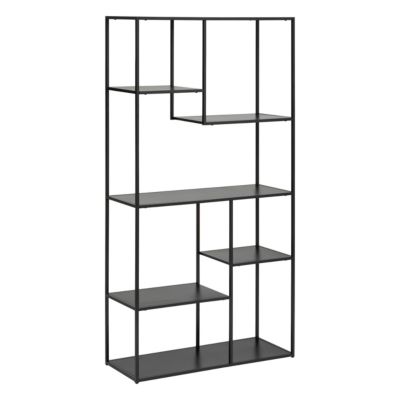 Étagère de rangement style industriel Atmosphera Gota 6 niveaux métal noir