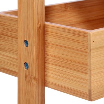 Paris Prix FIVE Simply Smart Boîte Déco 2 Tiroirs Bambou 25cm Naturel - Rangement Tendance