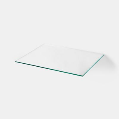 Etagère en verre pour caisson haut de cuisine GoodHome Cicely l. 35.85 cm x P.27.35 cm, 2 pièces