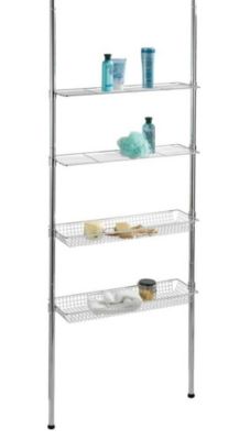Étagère extensible Ellera Wenko H. 250 à 285 cm argent
