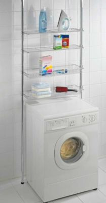Étagère extensible Ellera Wenko H. 250 à 285 cm argent