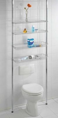 Étagère extensible Ellera Wenko H. 250 à 285 cm argent