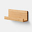 Etagère magnétique GoodHome Pecel bambou l. 25,5 x P. 10 cm