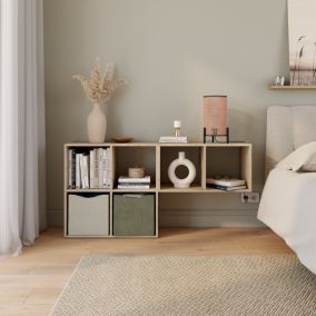 Étagère modulable 2 cubes en pin GoodHome Mixxit