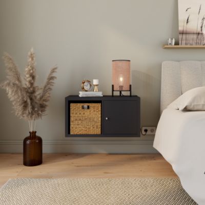 Étagère modulable 2 cubes GoodHome Mixxit anthracite