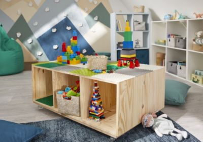 Étagère modulable 3 cubes en pin GoodHome Mixxit l. 36,3 x H. 105,4 cm