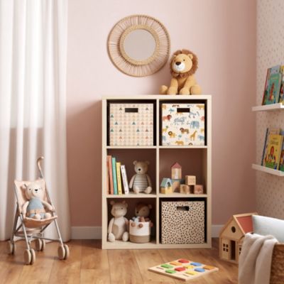Étagère modulable 6 cubes cachemire l.73,5cm x H.108 cm GoodHome Mixxit