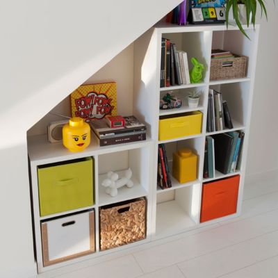 Étagère modulable 8 cubes coloris blanc Mixxit