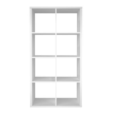 Étagère modulable 8 cubes GoodHome Mixxit blanc l.73,5 x H.142,6 x P.33 cm