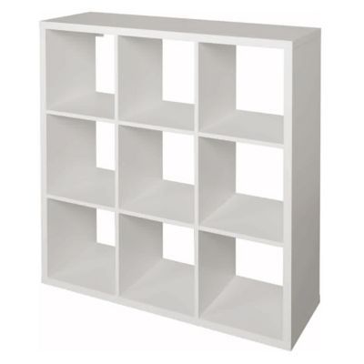 Etagère de rangement 9 cases - Blanc