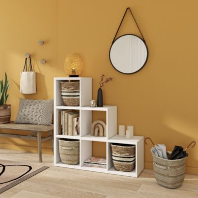 Étagère Modulable Form 8 Cubes - Blanc - 142,8 X 74 X 35 Cm - Neuf