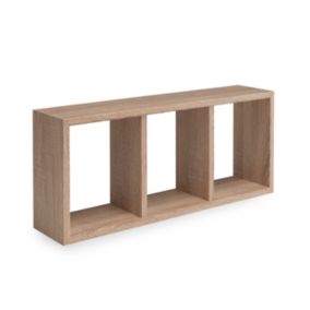 Étagère murale 3 cubes Triade chêne sonoma