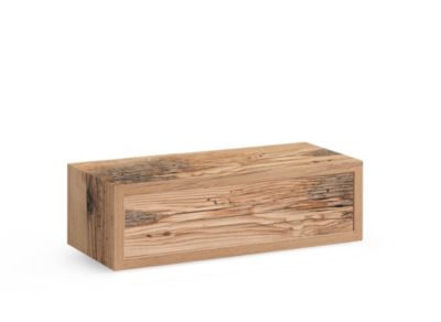 Étagère murale cube chêne alpin Hendrix L.45 x P.19,5 x H.13,5 cm Format