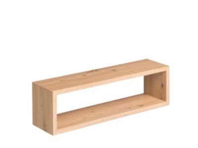 Étagère murale cube chêne artisan Chany L.59 x P.14,5 x H.17 cm Format