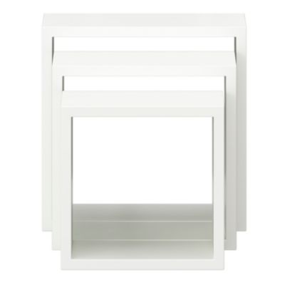 Étagère murale cube modulable Rigga Form, blanc vendue par 3 pièces
